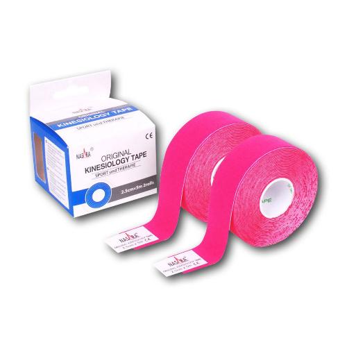 Nasara Kine Tape 2,5cmx5m pink