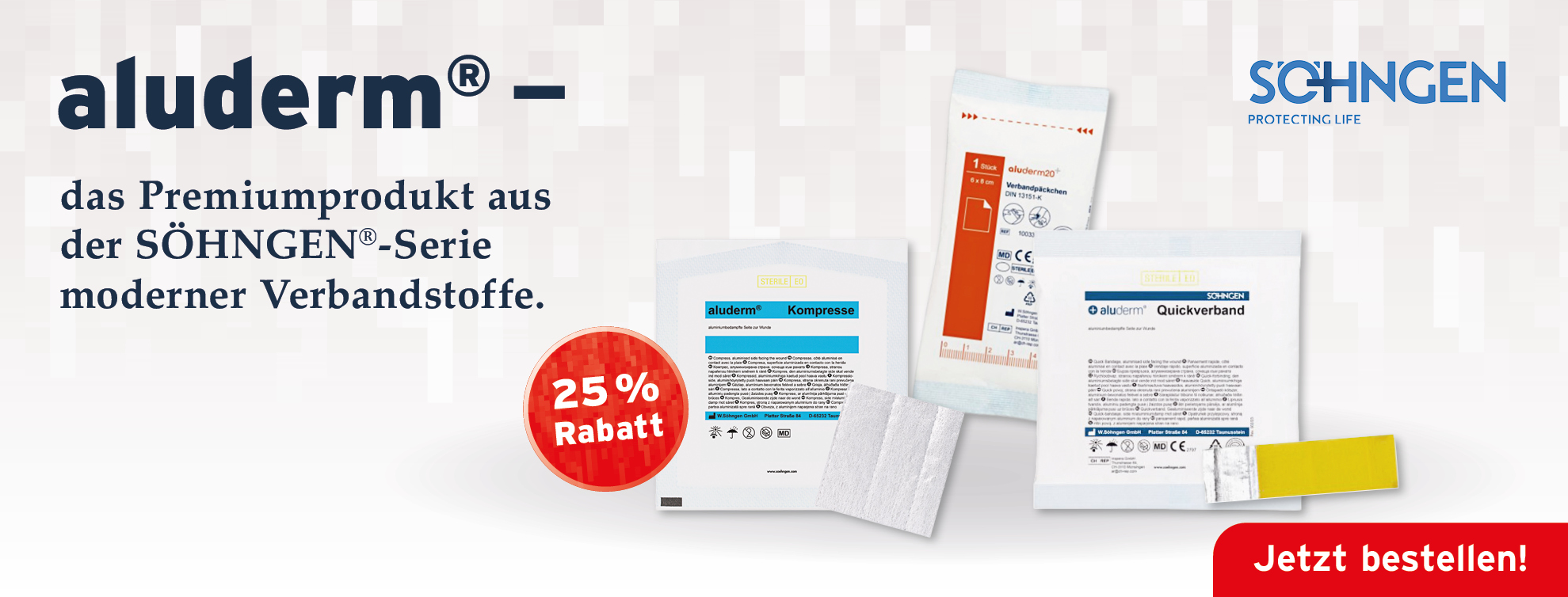 aluderm kompressen, aludermquickverband finger, quickverband fingerverband, alufinger, aluplast wundpflaster, pflasterspender, verbandpaeckchen, pflasterstrips