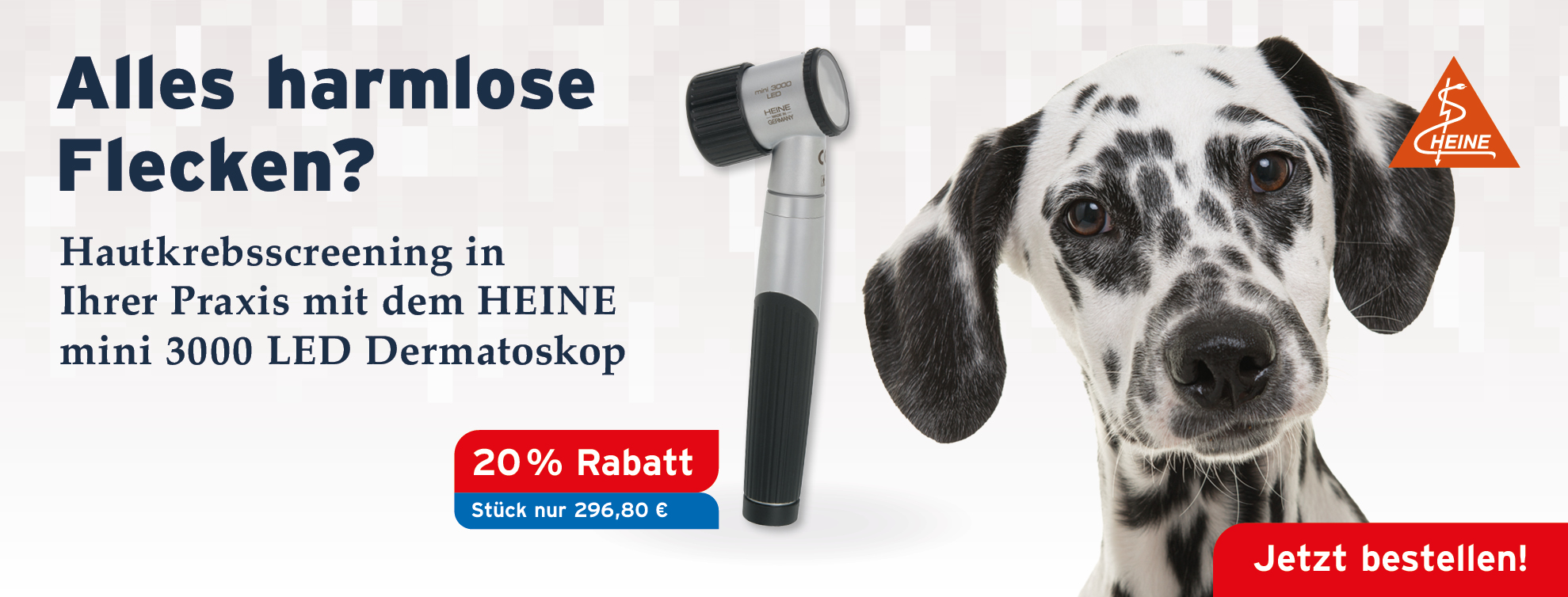 mini 3000 led dermatoskop, led in hq, hautkrebsscreening