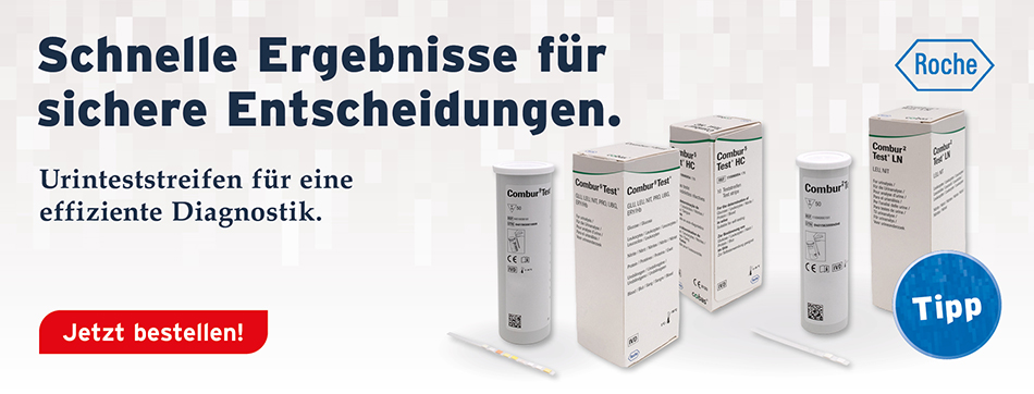 harnteststreifen, urinteststreifen, combur, roche diagnostics, labor, urinprobe