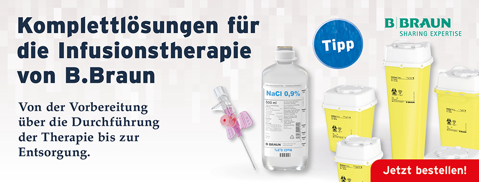 Intrafix Infusionsgerät, Venofix Safety, Vasofix Safety, Medibox, Ecoflac plus NACL