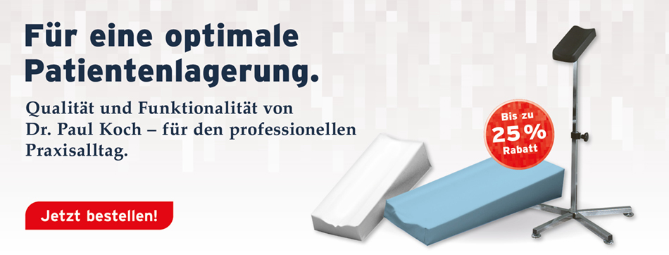 armstuetzen, beinstuetzen, patientenlagerung, dr paul koch