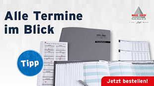 terminplaner 2027. med&org, 4-spaltig, 6-spaltig