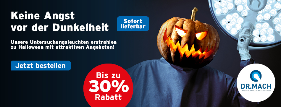 Henry Schein MED | halloween, rabatt, dr mach, untersuchungsleuchten