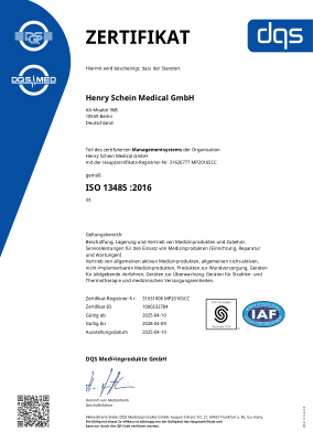 Henry Schein Med | Zertifikate