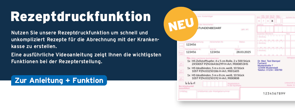 Rezeptdruck, Erklaerung, Video, sprechstundenbedarf