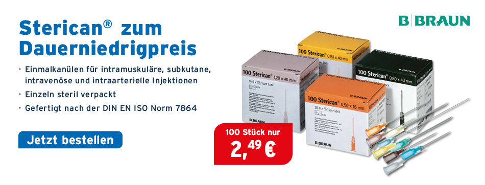 sterican, bbraun, einmalkanuelen