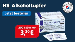 alkoholtupfer, henry schein, unsteril,