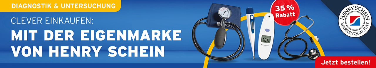 eigenmarkenwoche, henry schein, eigenmarke, diagnostik, untersuchung, stethoskope, thermometer, geraete