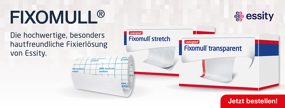 Fixomull stretch und Fixomull transparent, essity