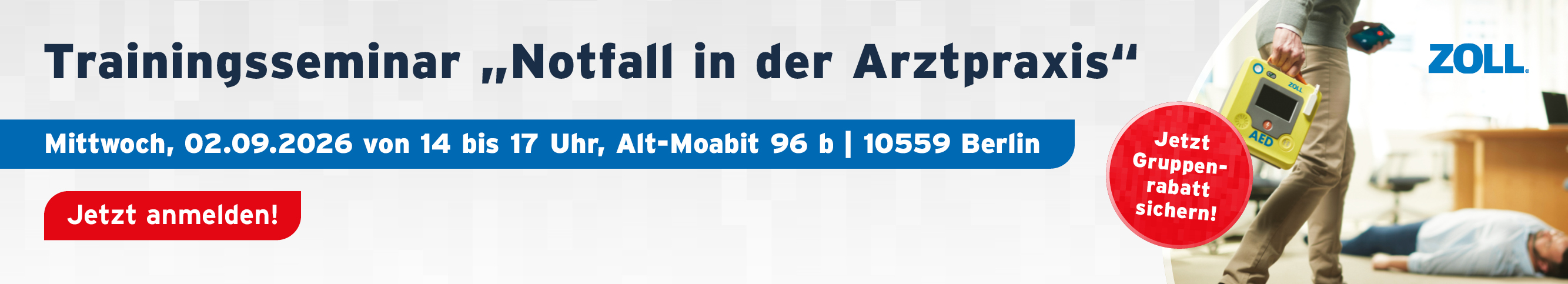 notfall in der arztpraxis, seminar, zoll, reanimationstraining