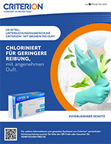 Informationsblatt - Criterion® Nitril-Untersuchungshandschuhe - Mit grünem-Tee-Duft
