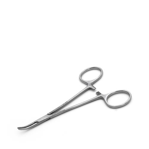 HS Arterienklemme Halsted-Mosquito, anatomisch, gebogen, Maxima Line, 125 mm, 1 Stück