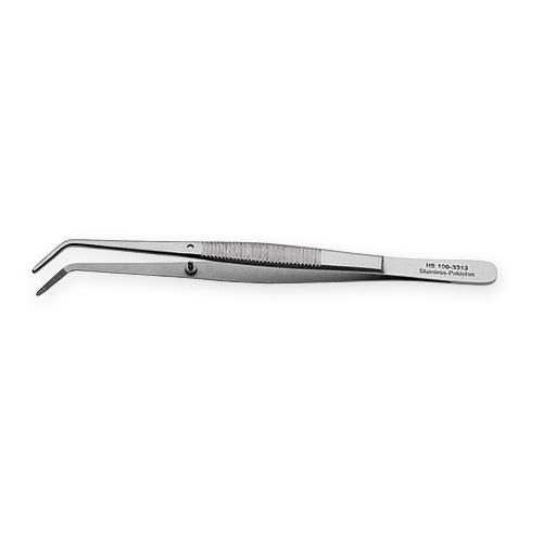 HS Pinzette College, Länge: 15 cm, lange Spitze, gerieft, Spitzenlänge: 16 mm, 1 Stück