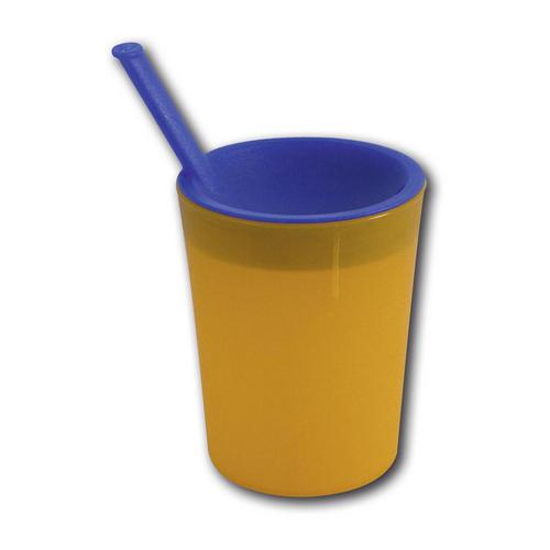 Trinkhilfe 200ml orange/blau