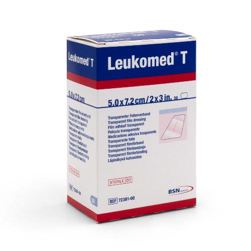 LEUKOMED T transp.Wvb.ster.7,2x5cm 50St