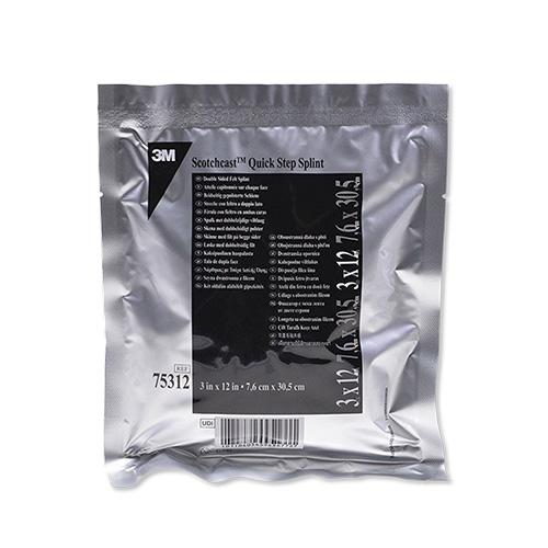 Scotchcast Quick Step Schiene, doppelseitig gepolstert, 7,6 x 30,5 cm, 10 Stück