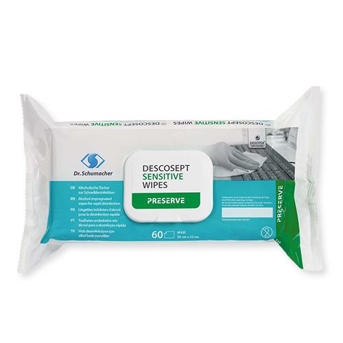 Descosept Sensitive Wipes 20x22cm P60St