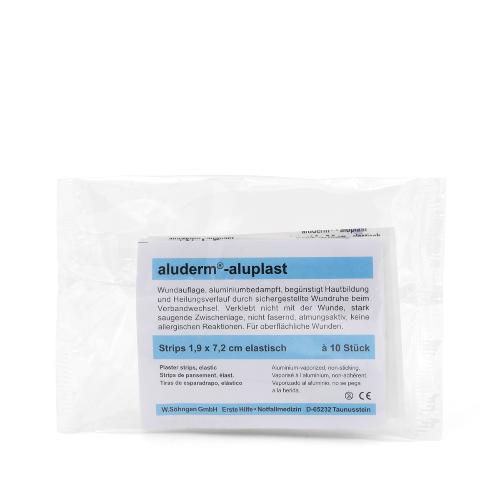 ALUDERM aluplast elastisch Strips - 10St1,9x7,2cm