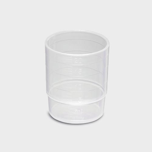 melipul Mehrweg Medikamenten Becher, transp. 60 Stück