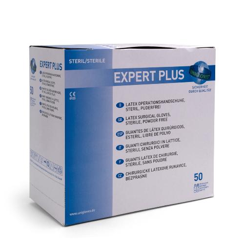 Expert Plus OP steril puderfrei Gr.6,5aus LatexPack 50 Paar