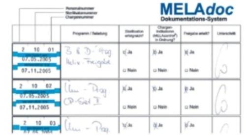 MELAdoc, Dokumentationsblock, DIN A4Block 100 Blatt (Deutsch)