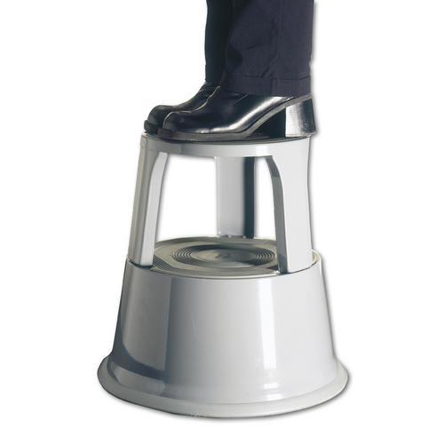 Rollhocker, Metall, H43xØ43,5cm, grau
