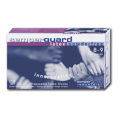 semperguard Latex IC-Handschuhe, puderfrei Gr.M, 100Stk