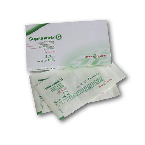 SUPRASORB G Gel-Kopresse 5x7,5cm 5St