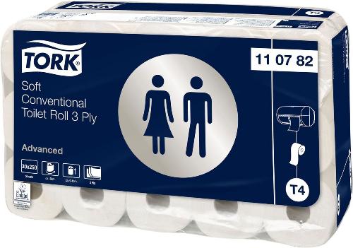 Toilettenpapier Tork Premium, 3-lagig extraweich, 30 Rollen
