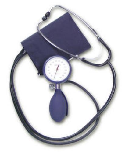 Blutdruckmessgerät BS 90 mit XL-Zugbügel-Manschette, Einschlauch,im Reißverschluß-Etui, Manumeterallein, mit Druckball
