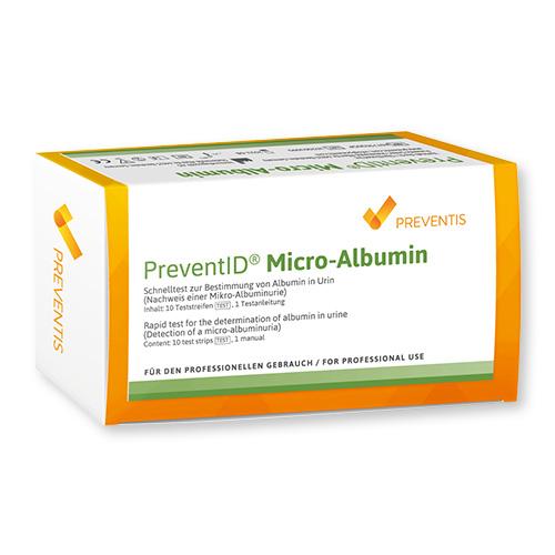 PreventID® Micro-Albumin Teststreifen, 10Stk