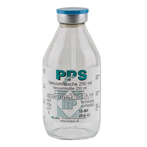PPS-Vakuumflasche, steril, 500 ml, 10 Stück
