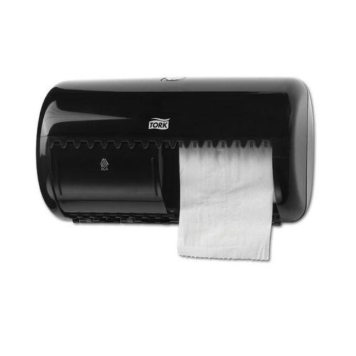 Toilettenpapierspender Tork Elevation, schwarz, 1Stk