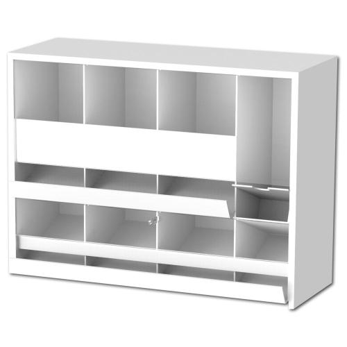 COMPACT Injektionsmittelspender weiß, BxTxH: 60x22x45 cm
