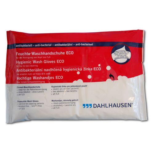 Einmal-Waschhandschuhe ECO, antibakteriell, 8Stk