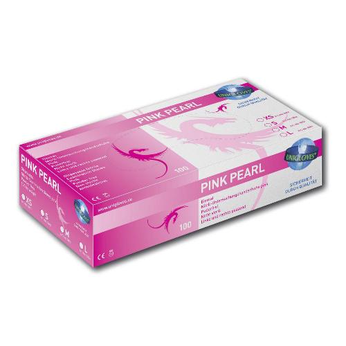 Unigloves Pink Pearl Nitril, S, 100St