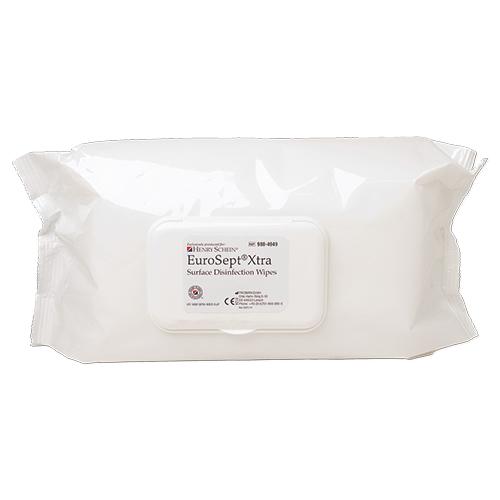 HS EuroSept Xtra Schnelldesinfektionstücher L, 20 x 30 cm, 80 Stück Flowpack
