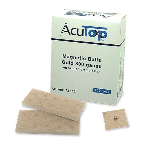 Acu Top Magnetische Ohrkugeln Gold, 100 Stk