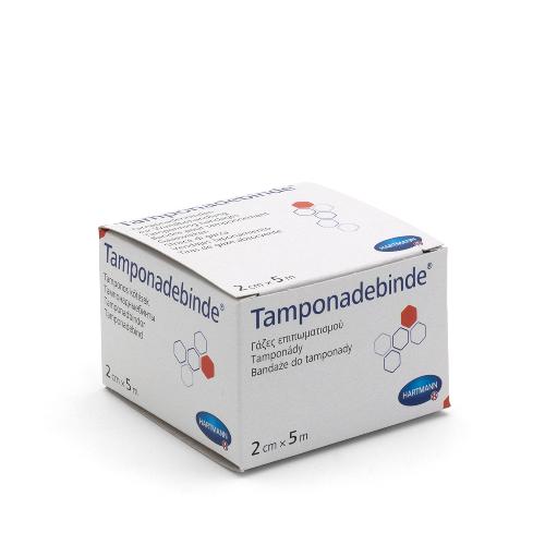 TAMPONADEBINDE STERIL5 M X 2 CM OP 1 BINDE