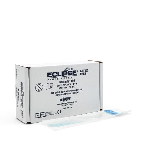 ECLIPSE Ultraschallschutzhüllen - 100StNon-Latex m.Ultraschallgel beschichtet