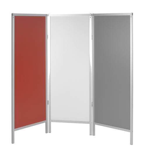 AGA Paravant 3-teilig BxH: 1815 x 1652mmAlu-Rahmen mit PVC-Hartschaumplatten