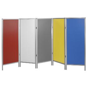 AGA Paravant 5-teilig BxH: 3035 x 1652mmAlu-Rahmen mit PVC-Hartschaumplatten