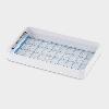 MELIPUL Becher-Tablett 44x1-43 o.Bechermit Beschriftungs-Folie