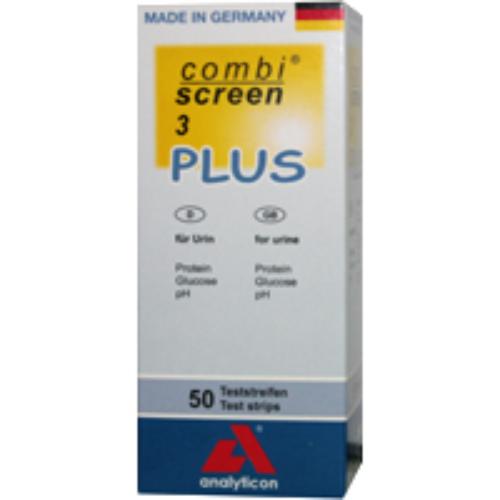 COMBI-SCREEN 3 Plus Harnteststr. -- 50St(Protein,Glucose,PH)