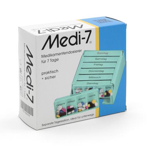 Medikamentendosierer Medi-7, türkisgrün