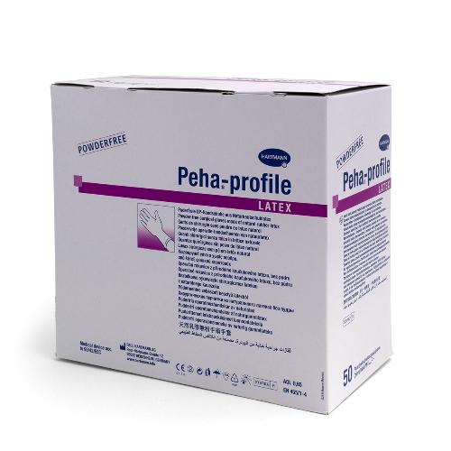 Peha-profile Latex puderfrei Gr.6,5, 50 Paar