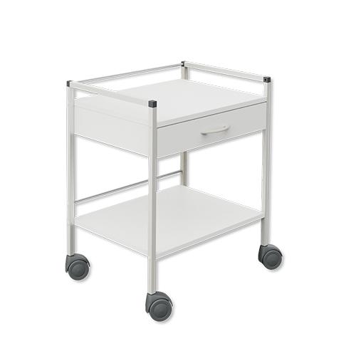 Vielzweckwagen 08/16, 1 Schublade, weiß, 60x45x73 cm (BxTxH)