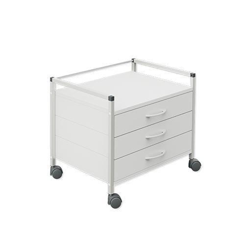 VARIOCAR 08/16 Unterfahrwagen 60x45x53 cm mit 3 Schubladen