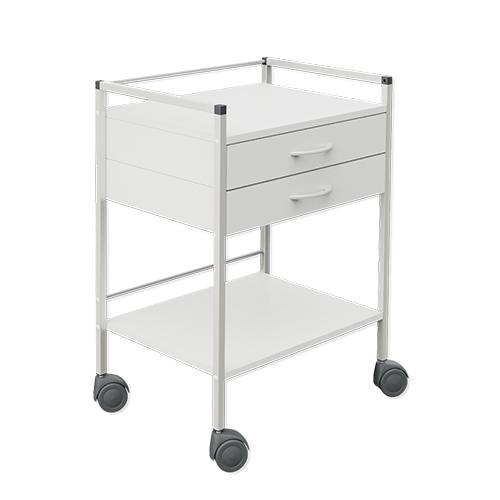 VARIOCAR 08/16 Basiswagen 60x45x83cmmit 2 Schubladen, Rollen-D: 75mm